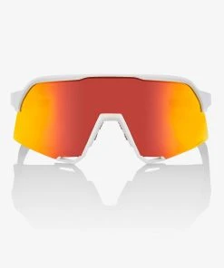 100% Europe S3 - Soft Tact White - HiPER Red Multilayer Mirror Lens