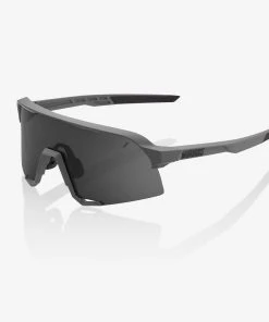 100% Europe S3 - Matte Cool Grey - Smoke Lens Sunglasses