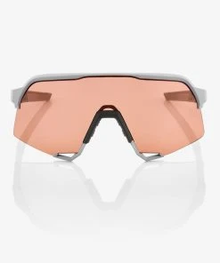 100% Europe S3 - Soft Tact Stone Grey - HiPER Coral Lens - SP21 Sunglasses