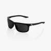 100% Sunglasses HAKAN - Soft Tact Black - Grey PEAKPOLAR Lens