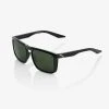 100% Europe RENSHAW - Gloss Black - Grey Green Lens