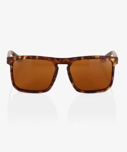 100% Europe Sunglasses RENSHAW - Soft Tact Havana - Bronze PEAKPOLAR Lens