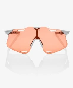 100% Europe Sunglasses HYPERCRAFT® - Matte Stone Grey - HiPER® Coral Lens