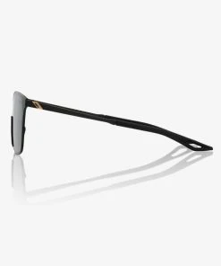 100% Europe LEGERE Square - Matte Black - Grey Green Lens Sunglasses
