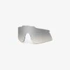 100% Europe SPEEDCRAFT XS Replacement Lens Low Light Yellow Silver Mirror Sunglasses