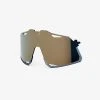 100% Europe Sunglasses HYPERCRAFT Replacement Lens - Soft Gold Mirror
