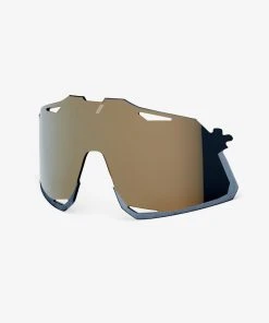 100% Europe Sunglasses HYPERCRAFT Replacement Lens - Soft Gold Mirror
