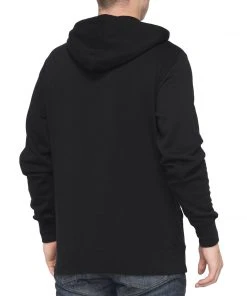 100% Fleece CLASSIC Hooded Sweatshirt - Black