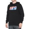 100% Fleece CLASSIC Hooded Sweatshirt - Black