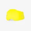100% Europe Goggle Lenses RACECRAFT2/ACCURI2/STRATA2 Replacement Lens Yellow