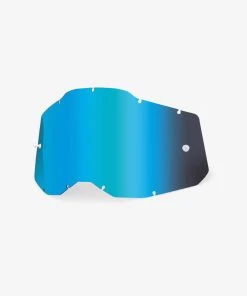 100% Europe Goggle Lenses RACECRAFT2/ACCURI2/STRATA2 Replacement Lens Mirror Blue