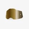 100% Europe RACECRAFT2/ACCURI2/STRATA2 Replacement Lens True Gold Goggle Lenses
