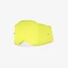 100% Europe RACECRAFT2/ACCURI2/STRATA2 Injected Replacement Lens HD Yellow