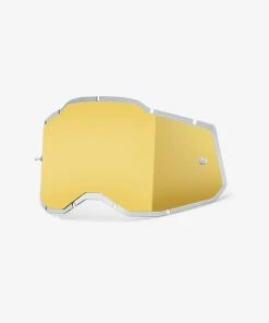 100% Europe RACECRAFT2/ACCURI2/STRATA2 Injected Replacement Lens Mirror Gold