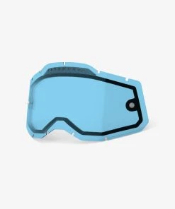 100% Europe Goggle Lenses RC2/AC2/ST2 Blue Vented Dual Pane Replacement Lens
