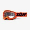 100% Europe ACCURI 2 Enduro Moto Goggle Neon Orange - Clear Dual Lens 1 100% Europe ACCURI 2 Enduro Moto Goggle Neon Orange - Clear Dual Lens