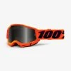 100% Europe ACCURI 2 Sand Goggle Neon Orange - Smoke Lens ATV/UTV/Sand