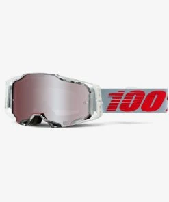 100% Europe ARMEGA Goggle X-Ray - HiPER Silver Lens
