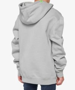 100% Europe ESSENTIAL Youth Pullover Hoodie Fleece Vapor