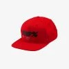 100% Europe Hats DRIVE Snapback Hat Red