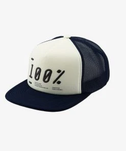 100% Europe TRANSFER Trucker Hat Navy Hats