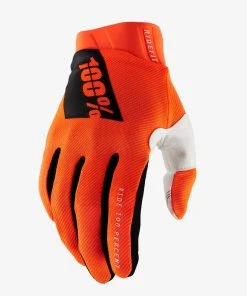 100% RIDEFIT Gloves Fluo Orange