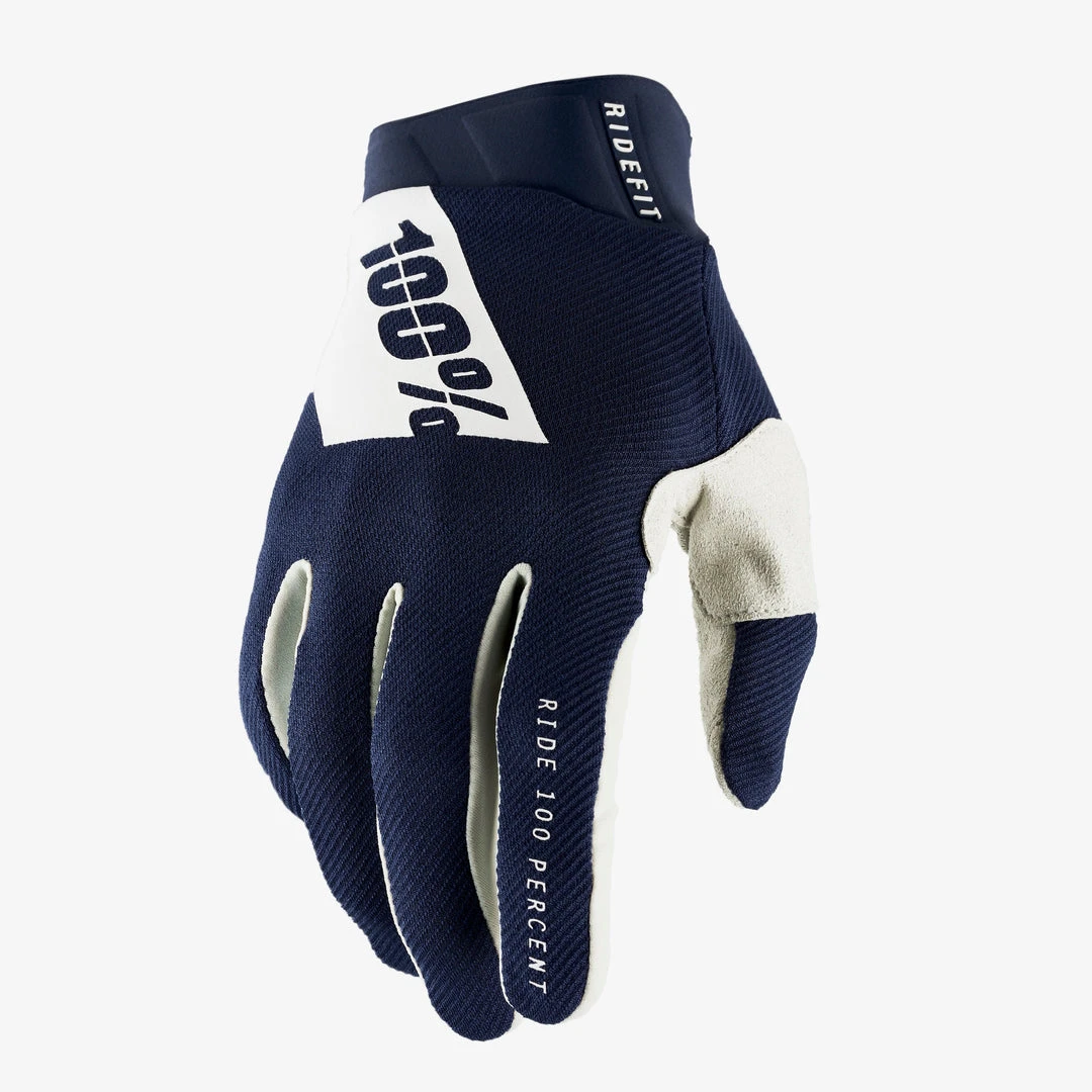 100% RIDEFIT Gloves Navy 3 100% RIDEFIT Gloves Navy