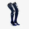 100% REV Knee Brace Performance Moto Socks Navy/White 2 100% REV Knee Brace Performance Moto Socks Navy/White