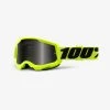 100% Europe STRATA 2 Sand Goggle Yellow - Smoke Lens ATV/UTV/Sand