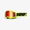 100% STRATA 2 Youth Goggle Fluo Yellow