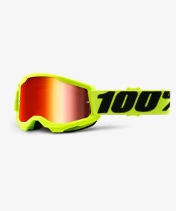 100% STRATA 2 Youth Goggle Fluo Yellow