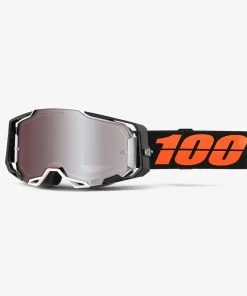 100% ARMEGA Goggle Blacktail - HiPER Silver Mirror Lens