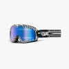 100% BARSTOW Goggle Death Spray - Mirror Blue Lens