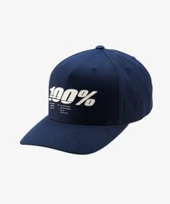 100% Europe Hats STAUNCH Snapback Cap X-Fit Navy