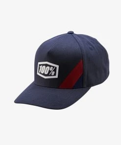 100% Europe CORNERSTONE X-Fit Snapback Hat Steel