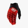 100% AIRMATIC Moto-Gloves-Red/Black