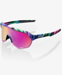 100% Europe S2® - Peter Sagan LE Soft Tact Tie Dye - Purple Multilayer Mirror Lens Sunglasses