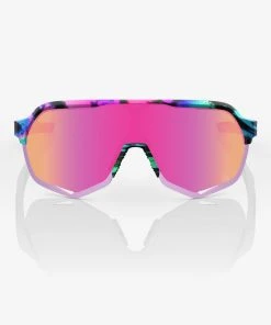 100% Europe S2® - Peter Sagan LE Soft Tact Tie Dye - Purple Multilayer Mirror Lens Sunglasses