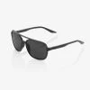 100% Europe KASIA - Soft Tact Army Green - Grey Green Lens Sunglasses