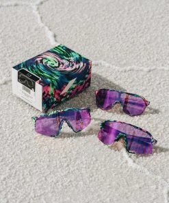 100% Europe S2® - Peter Sagan LE Soft Tact Tie Dye - Purple Multilayer Mirror Lens Sunglasses