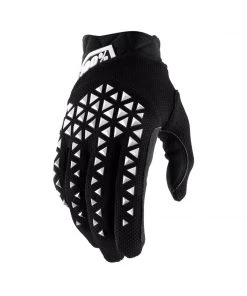 100% Europe AIRMATIC CE Gloves Black/White
