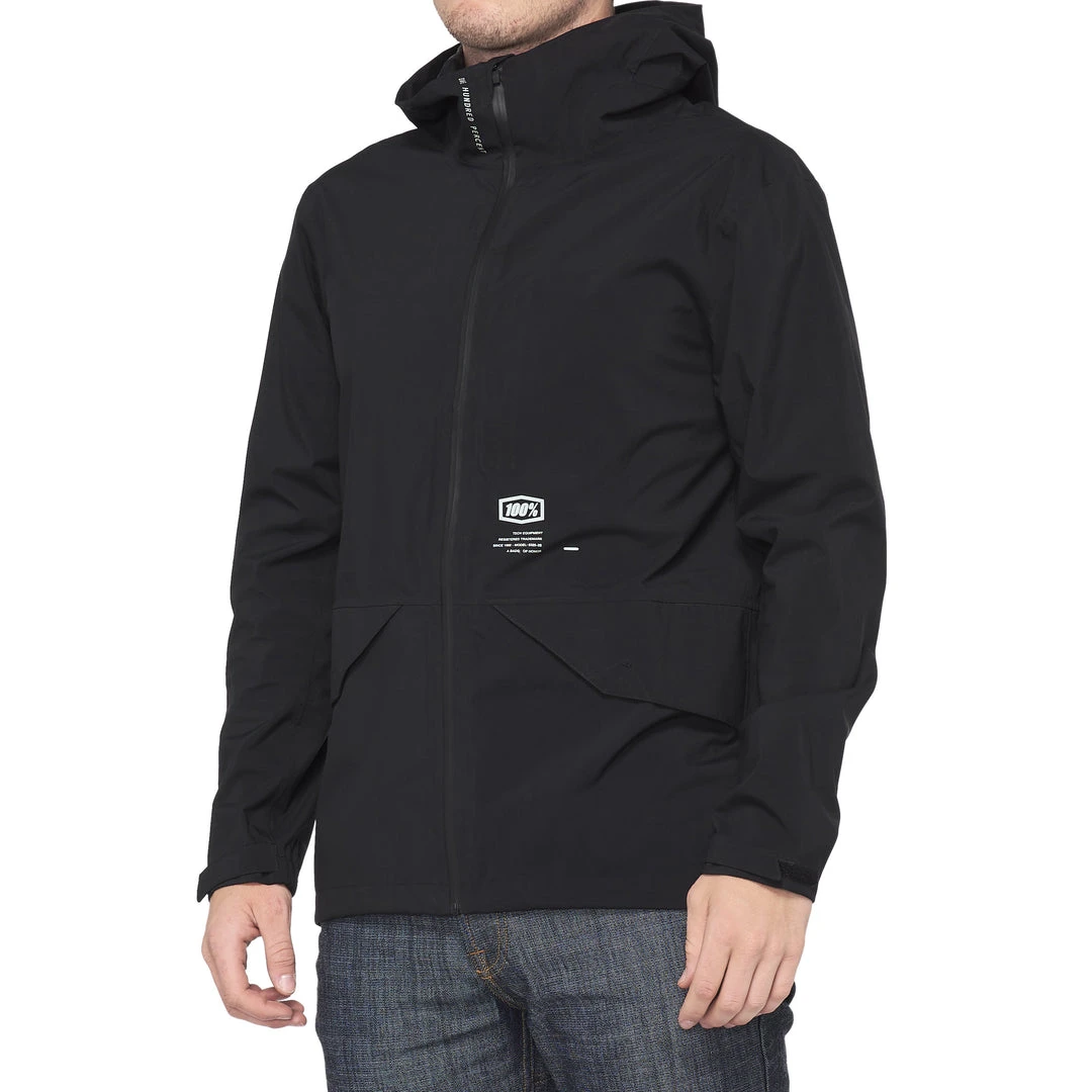 100% Weather Gear HYDROMATIC PARKA Lightweight Waterproof Jacket Black 3 100% Weather Gear HYDROMATIC PARKA Lightweight Waterproof Jacket Black