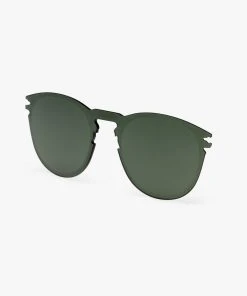 100% Europe Sunglasses LEGERE ROUND Replacement Lens - Grey Green
