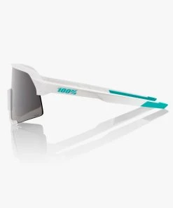 100% Europe S3 - BORA Hans Grohe Team White - HiPER Silver Mirror Lens