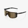 100% Europe EASTCRAFT Soft Tact Black Soft Gold Mirror Lens Sunglasses
