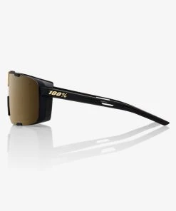 100% Europe EASTCRAFT Soft Tact Black Soft Gold Mirror Lens Sunglasses