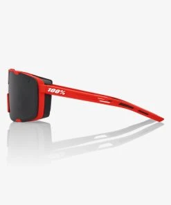 100% Europe Sunglasses EASTCRAFT Soft Tact Red Black Mirror Lens
