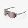 100% Europe WESTCRAFT Soft Tact Cool Grey HiPER Crimson Silver Mirror Lens Sunglasses