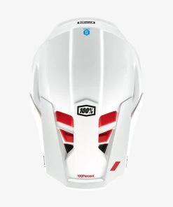 100% AIRCRAFT 2 Helmet Red/White Full Face 10 100% AIRCRAFT 2 Helmet Red/White Full Face