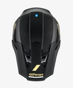 100% AIRCRAFT 2 Helmet Black/Light Yellow